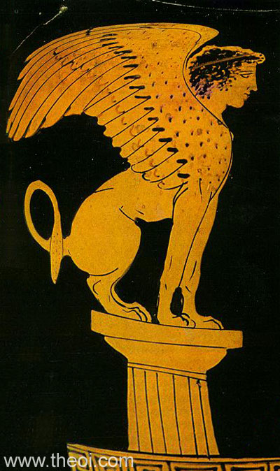 Sphinx Woman Headed Lion Of Greek Mythology