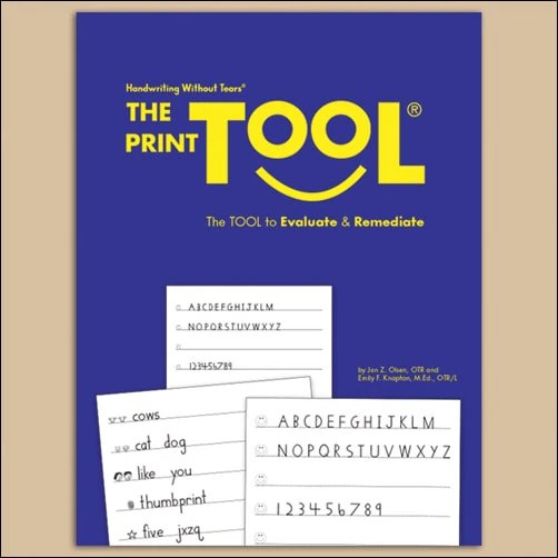 Trace letters and numbers workbook of the alphabet and sight words, abc print: The Print Tool The Tool To Evaluate Remediate By Handwriting Without Tears