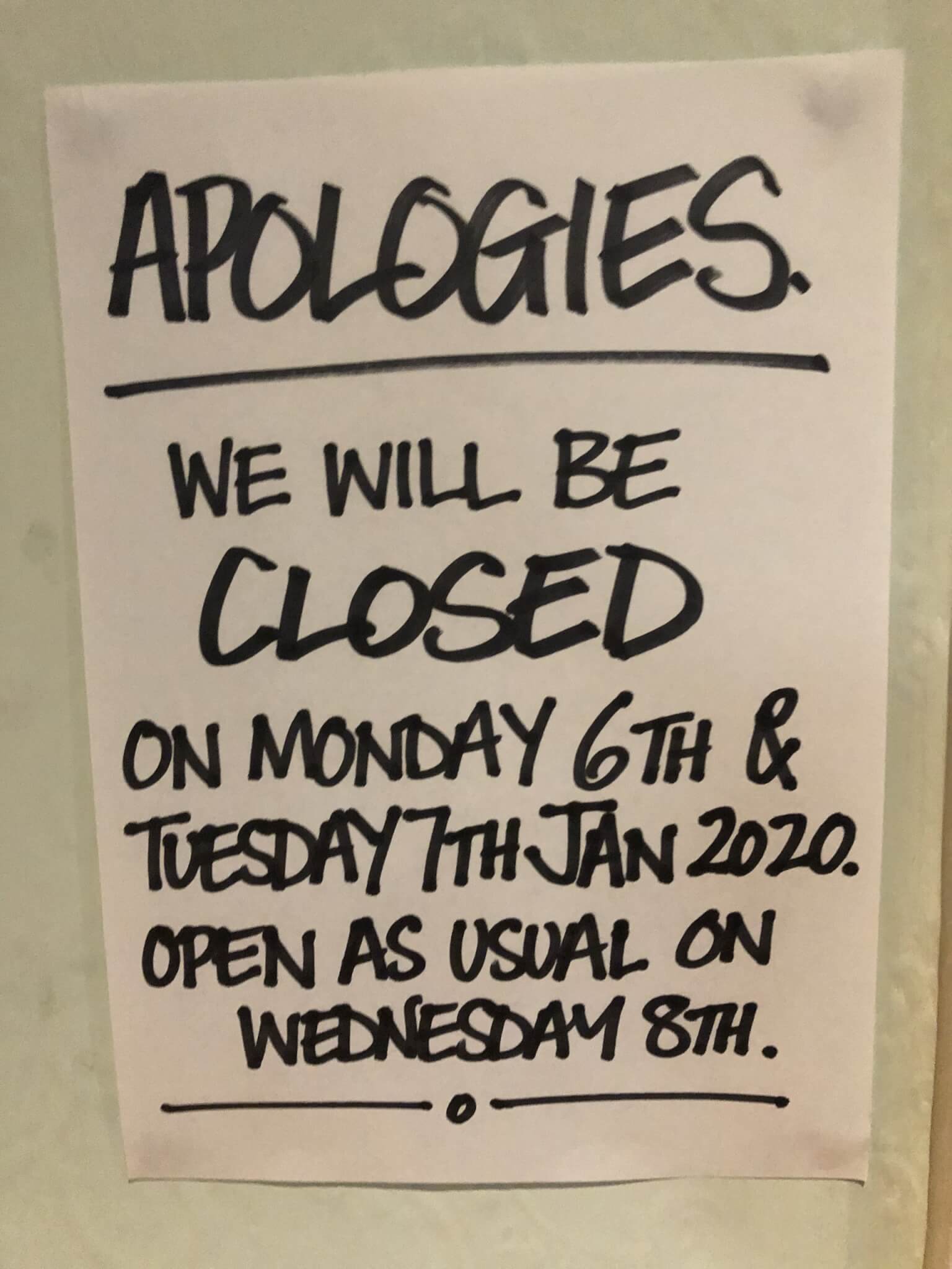 The Retreat closed for two days
