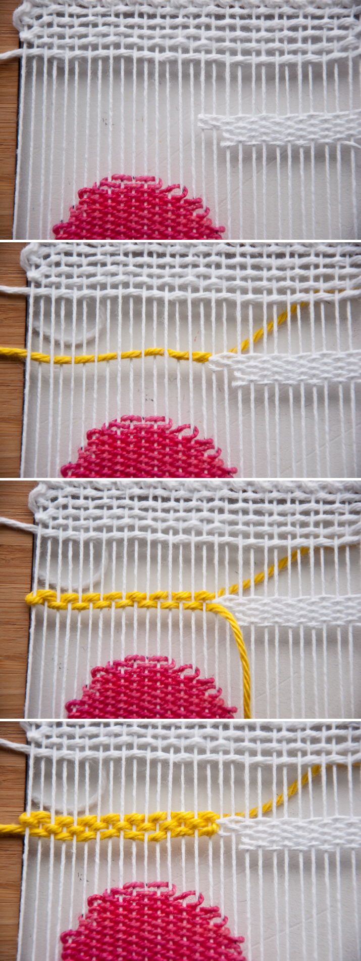 Back to Basics How to Weave in New Threads The Weaving Loom