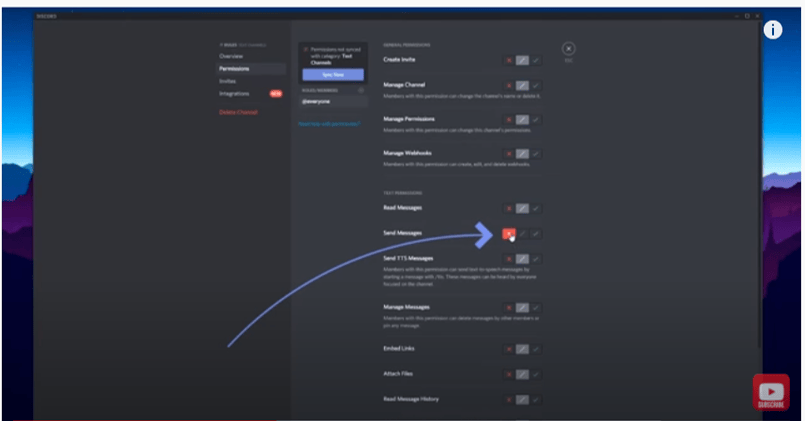 How to Make a Read Only Discord Channel Think Tutorial
