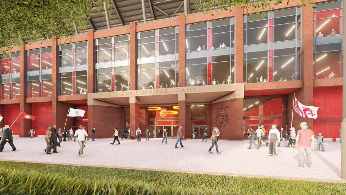 Đây là sân nhà của liverpool f.c. Liverpool reveal new photos of £60m Anfield Road End expansion plans - Liverpool FC - This Is ...