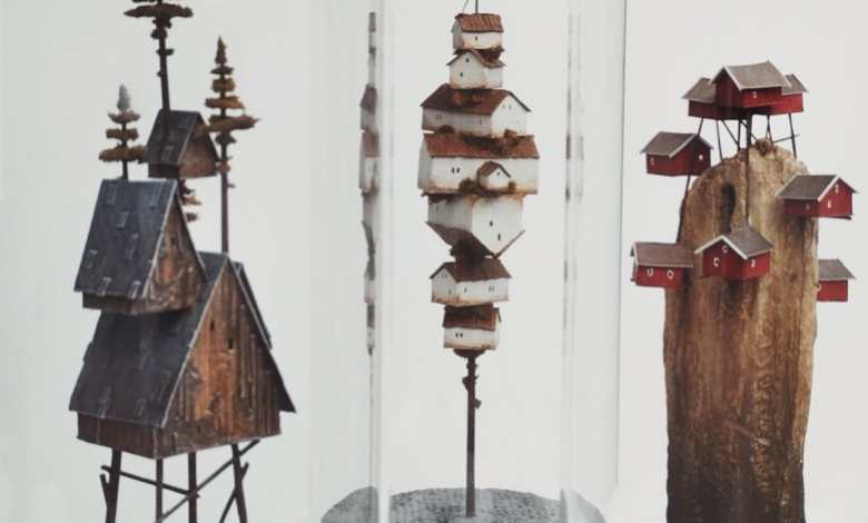 Vernacular architecture and moss trees fill Michael Daviddow’s tiny world – huge Vernacular architecture and moss trees fill Michael Daviddow’s tiny world – huge