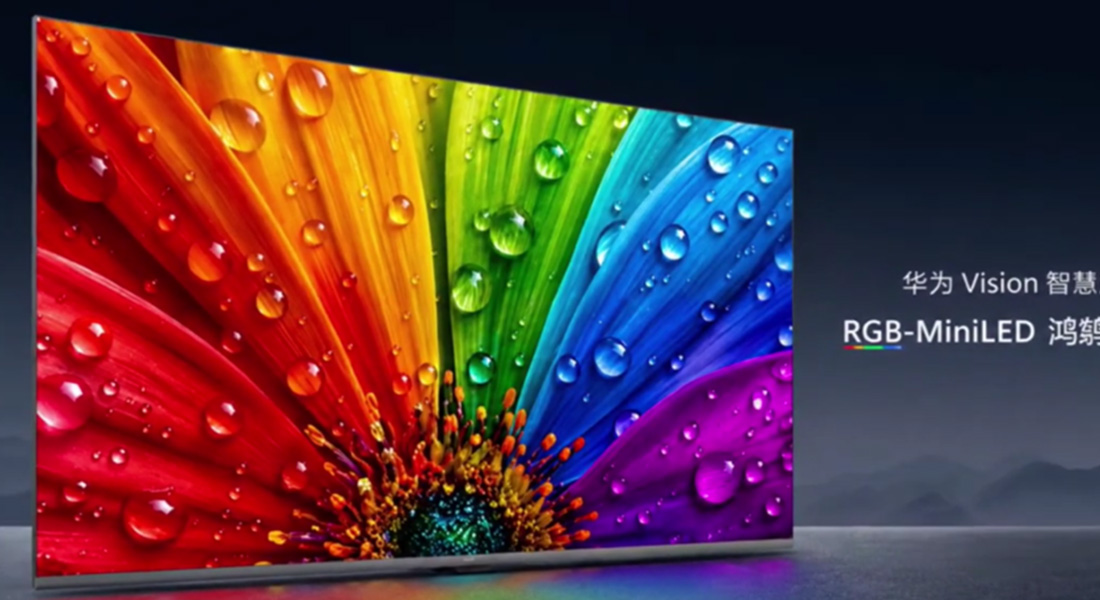هواوي تطلق أول تلفاز لها بإضاءة خلفية RGB MiniLED