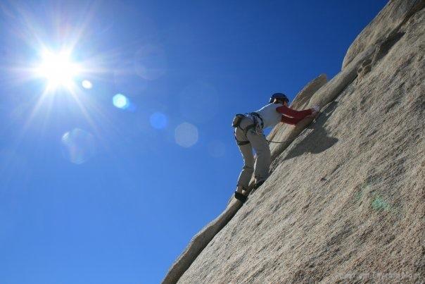 rock climbing