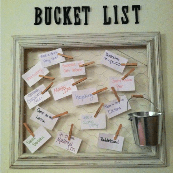 Let me suggest some ideas for you. How to Make | Bucket List | Time Capsule