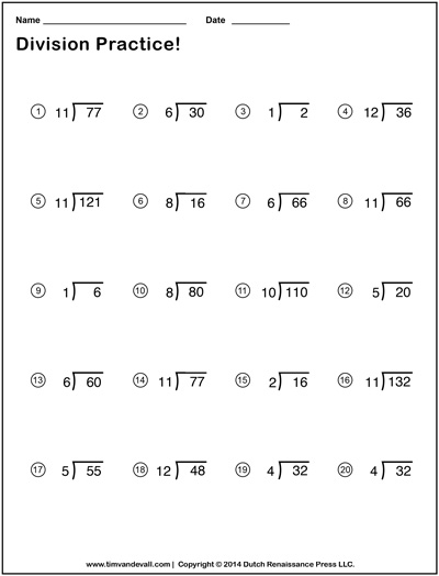 simple division worksheets for kids free printable pdf