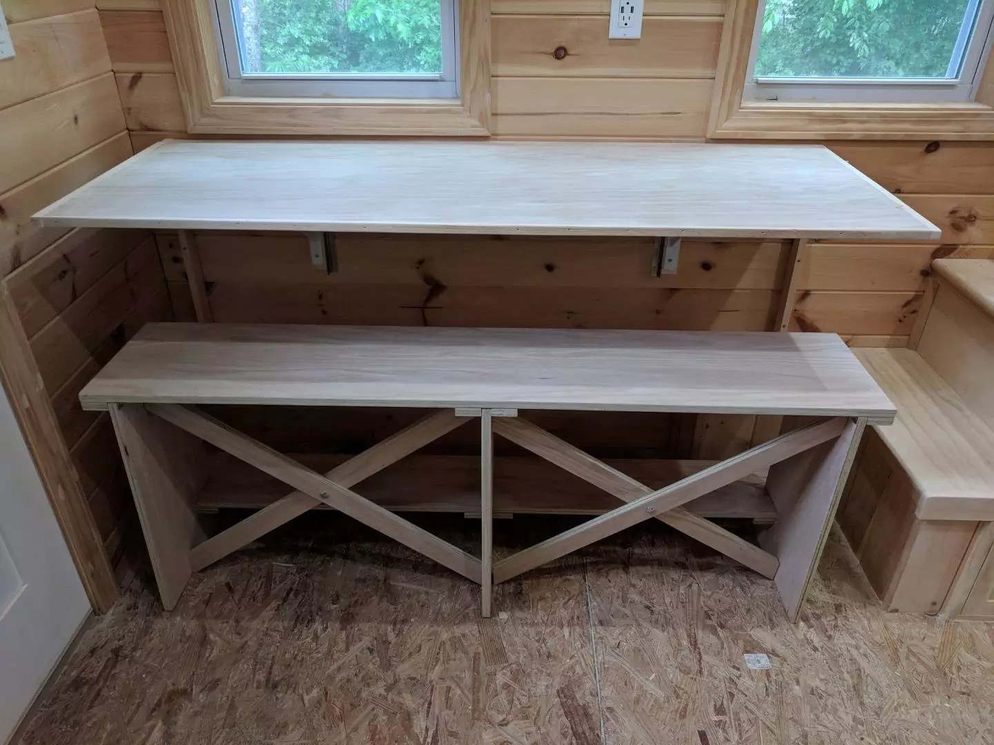 A Tiny House Table And Sitting Bench TinyHome.io