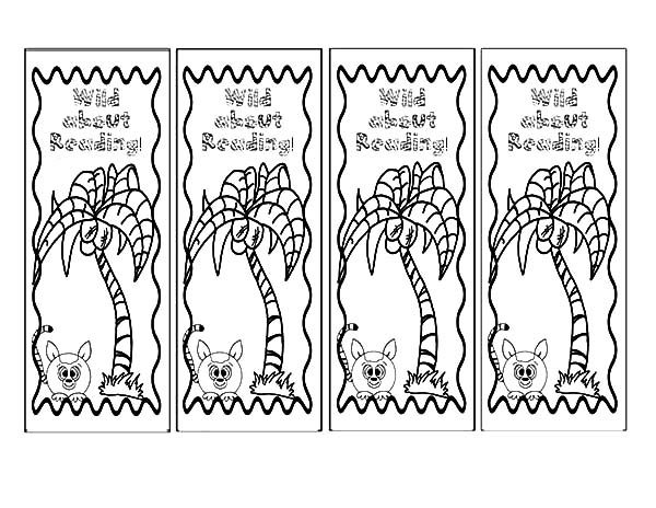 wild about reading bookmarks coloring pages best place to color