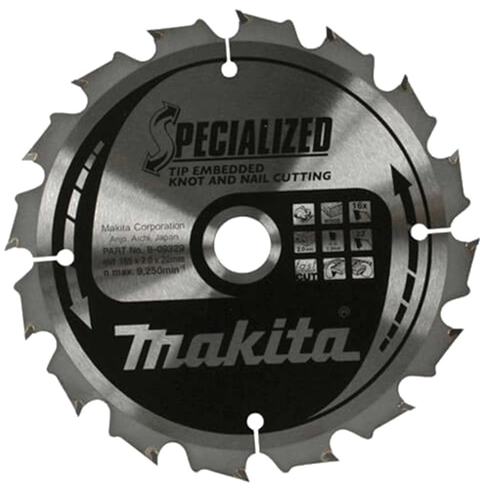 Makita Specialized Tip Embedded Circular Saw Blade 355mm X 40 Teeth