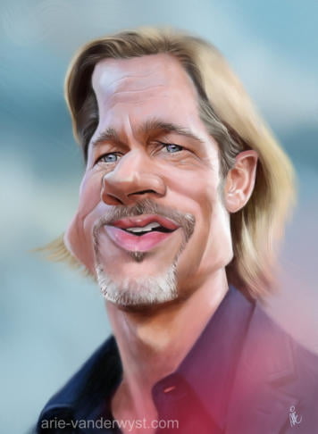 Brad Pitt Caricature Toons Mag Brad Pitt Caricature Toons Mag