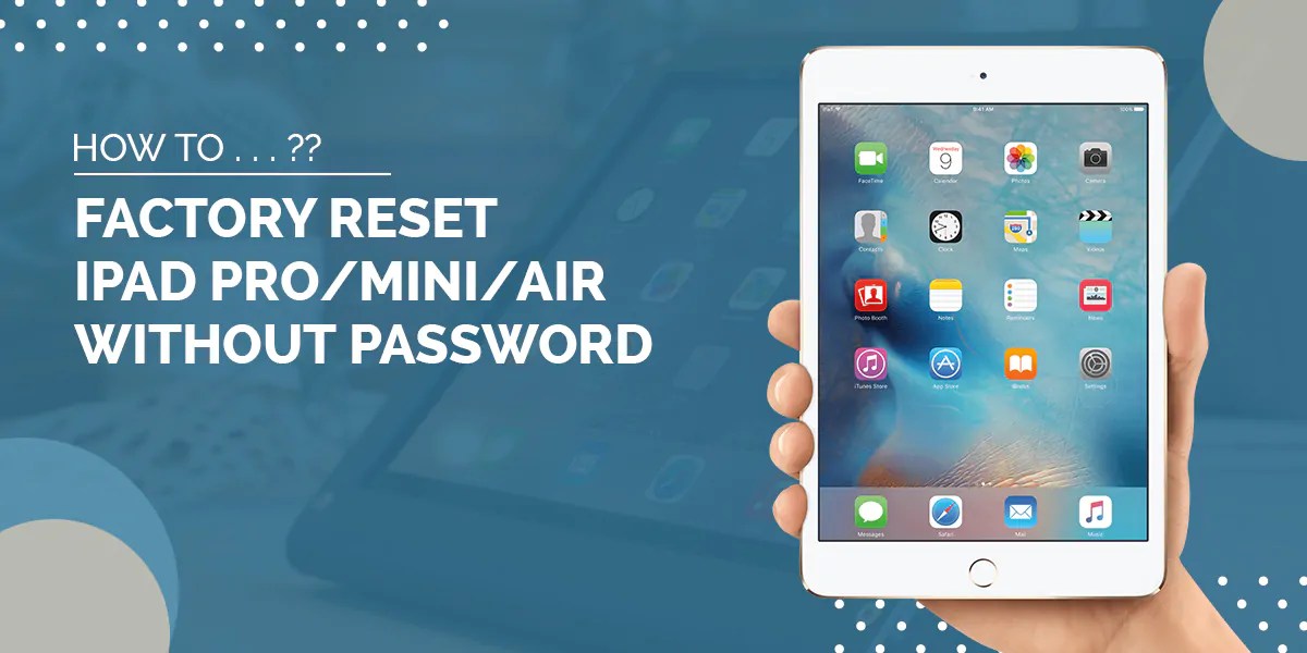 In this guide, you'll learn some best ways to unlock iphone passcode without a computer or . How do i reset my ipad to factory settings without the