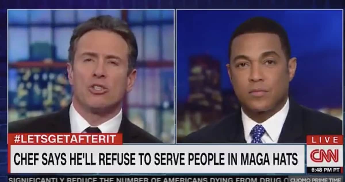 Chris Cuomo Don Lemon Chef MAGA hat