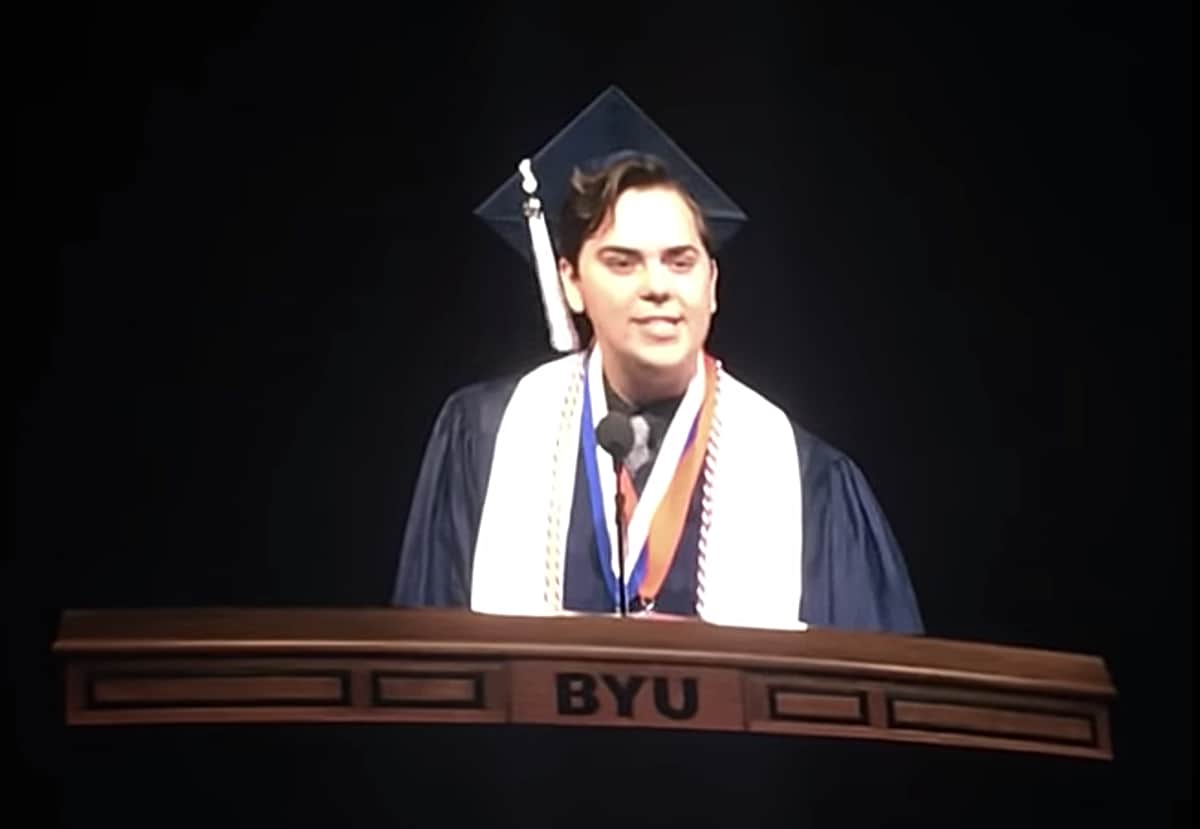 Byu gay valedictorian speech transcript image
