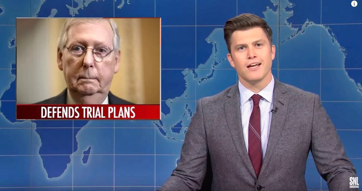 SNL's Weekend Update Reviews the Sham Impeachment Trial 'Republicans