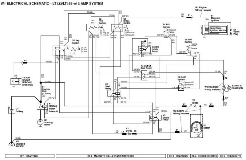 John Deere 185 Hydro Wiring Diagram