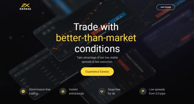 exness trading platform features
