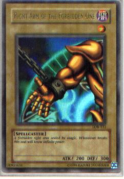 Yugioh Right Arm Of The Forbidden One Ultra 1st Ldd-c122
