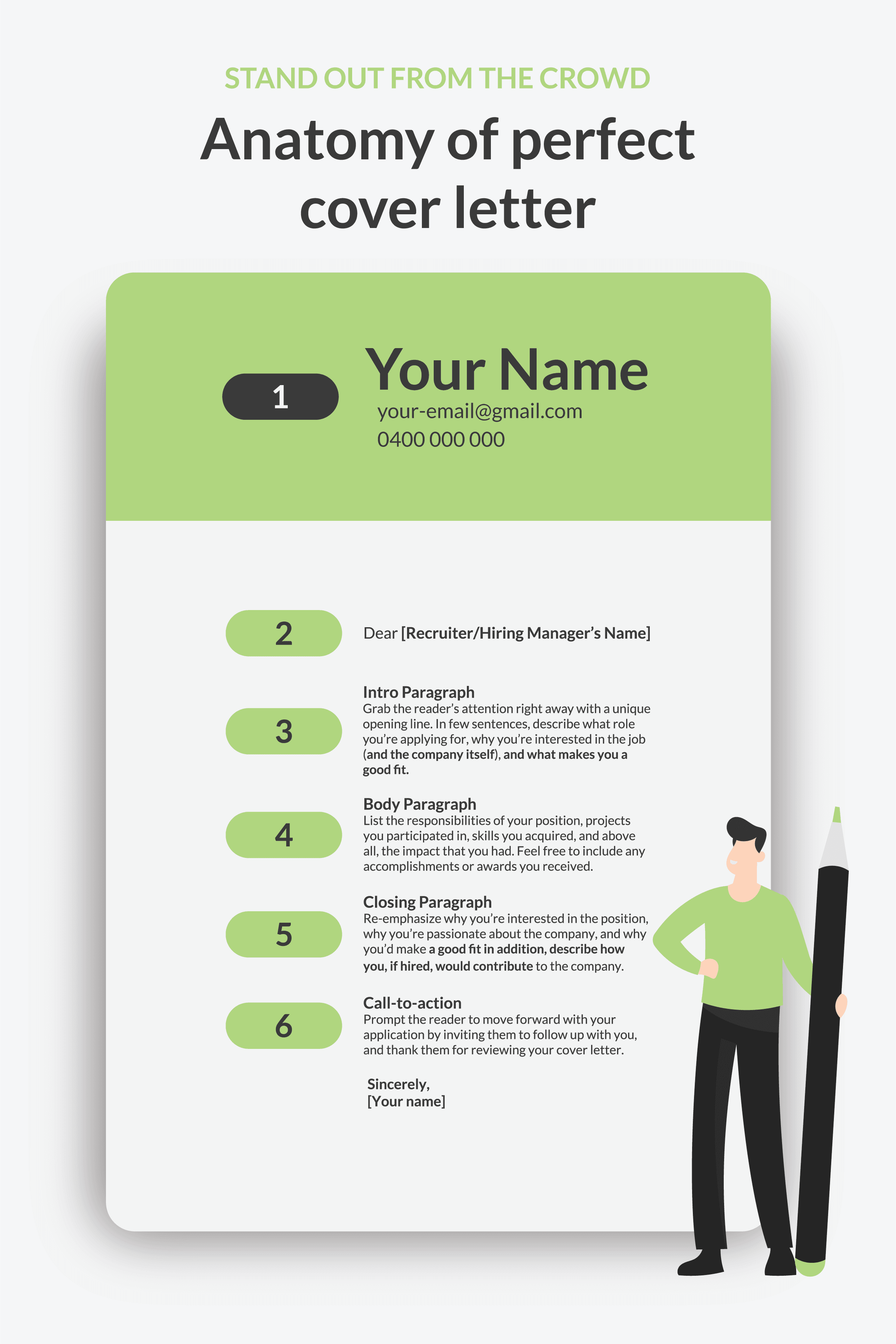 A cover letter serves as a formal introduction to your resume, and allows you to expand on various aspects of your work history. How To Format Your Cover Letter Examples Training Com Au