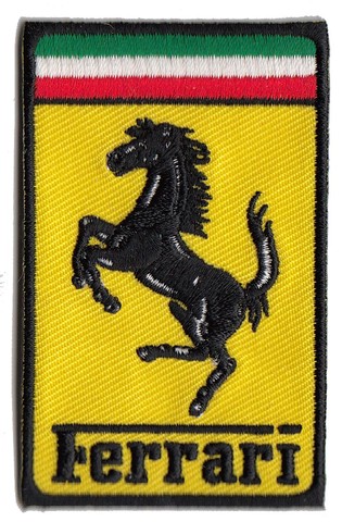 The term originally referred to a small skiff used for recreational purposes. Ferrari Rectangular Cloth Patch