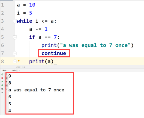 Python While Loop — TutorialBrain