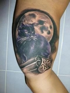 Gatto Luna - Tuttotattoo.com 320_x_240_jpg