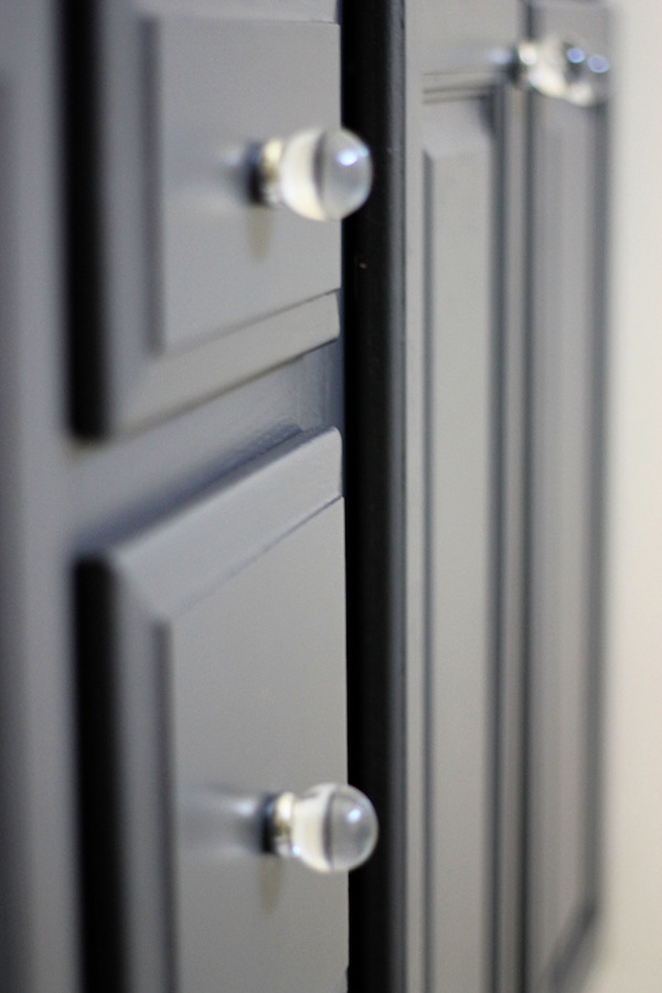 Two Delighted My Painted Bathroom Vanity Before and After