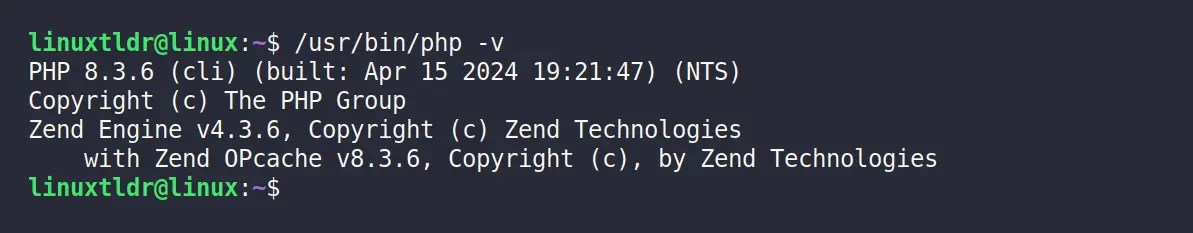 How To Check Php Version In Linux (Via 4 Methods) 5 Checking php version using path
