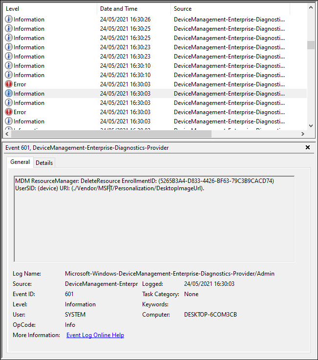 Mdm Policy Processing On Windows 10 With Microsoft Endpoint Manager A Closer Look Modern Workplace Blog