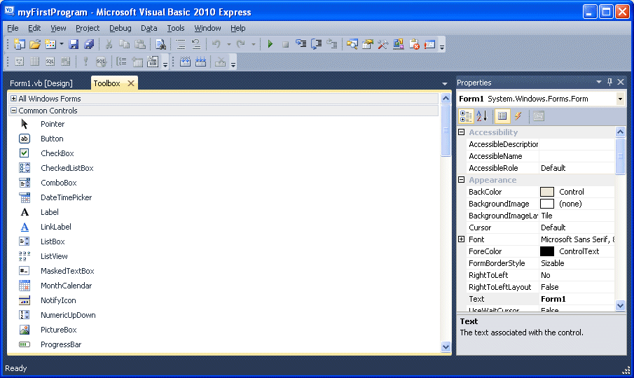 Visual Basic 2010 Lesson 1- Introduction – Visual Basic Tutorial