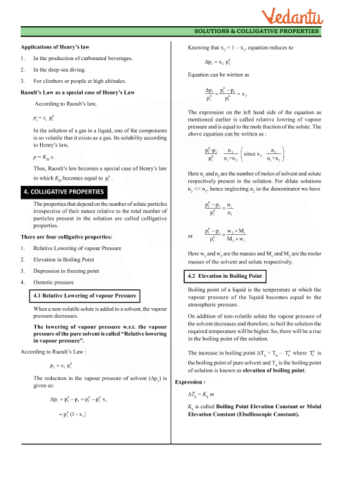 Hello friends, ab ham class 12 chemistry ke numericals krayenge next video coming soon. Class 12 Chemistry Revision Notes For Chapter 2 Solutions