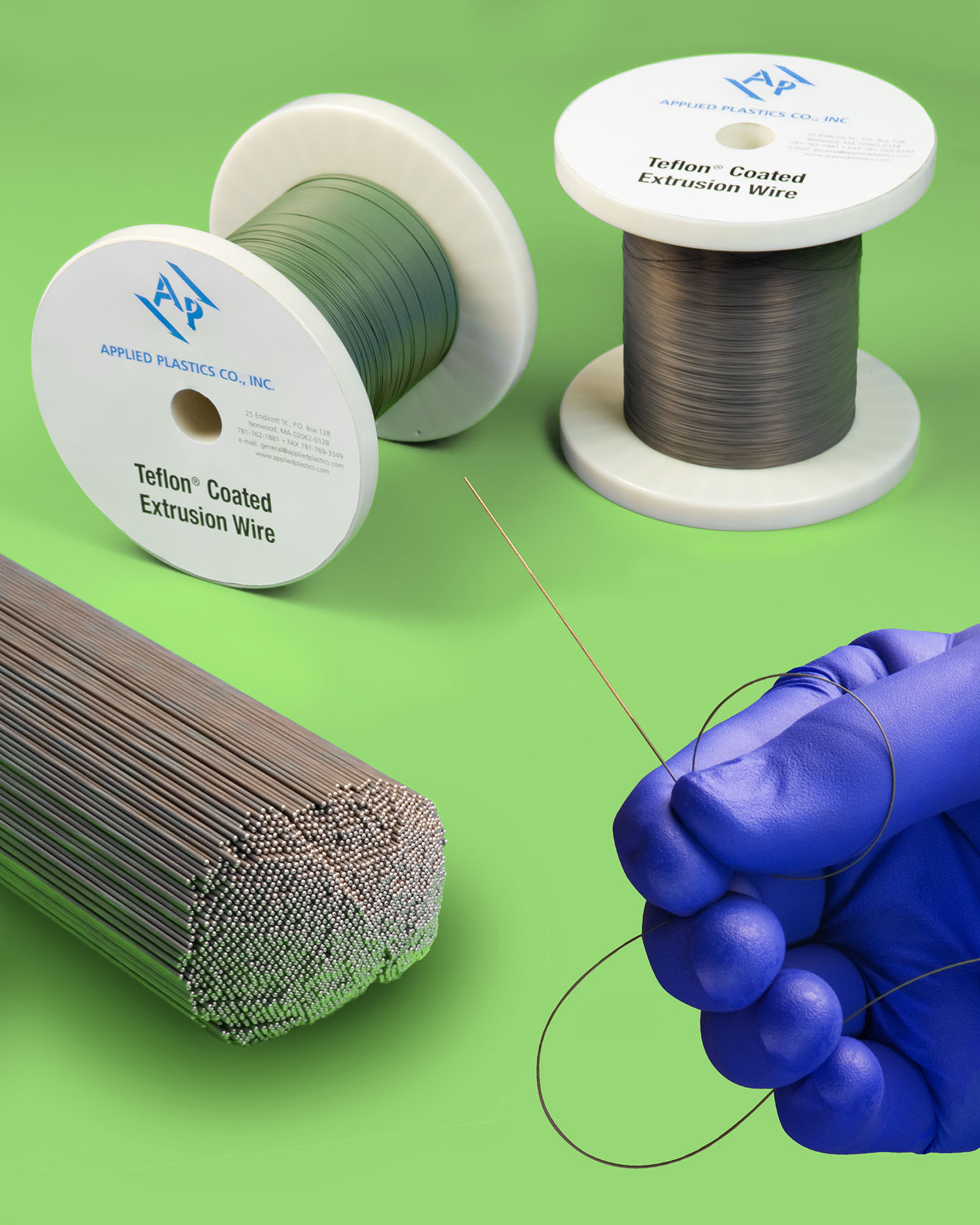 PRECISE FINAL DIAMETER PTFE COATED WIRE FOR CORE WIRES, GUIDEWIRES