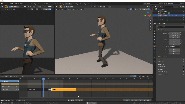 Using Non Linear Animation Nla Features In Blender 2 8 Jay Versluis