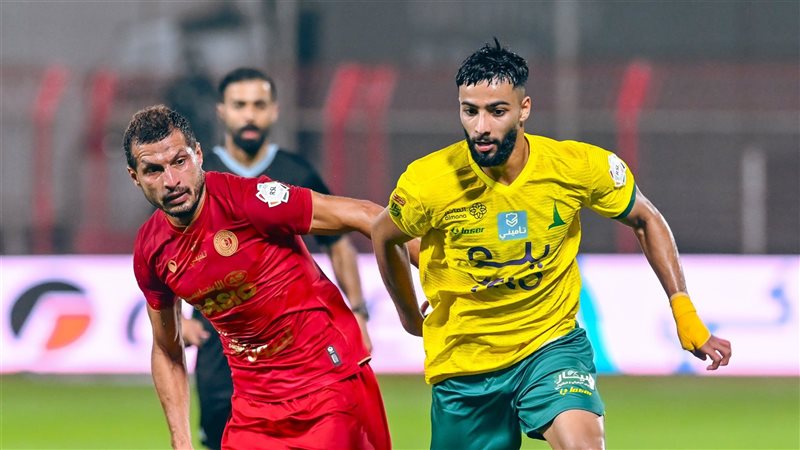 محمد شريف وطارق حامد، الخليج يتقدم على ضمك بهدف بالشوط الأول (فيديو)