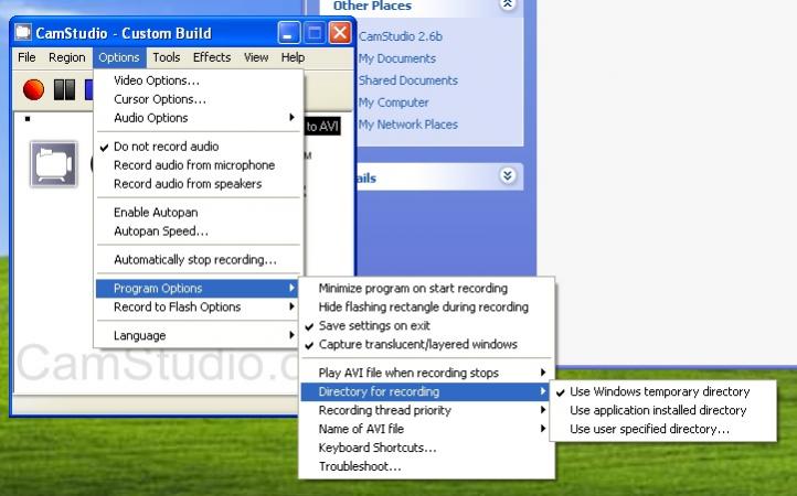 CamStudio Help - General Forum - VEX Forum