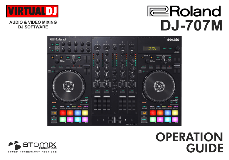 I use it for vocal recording. Virtualdj Hardware Manual Roland Dj 707m