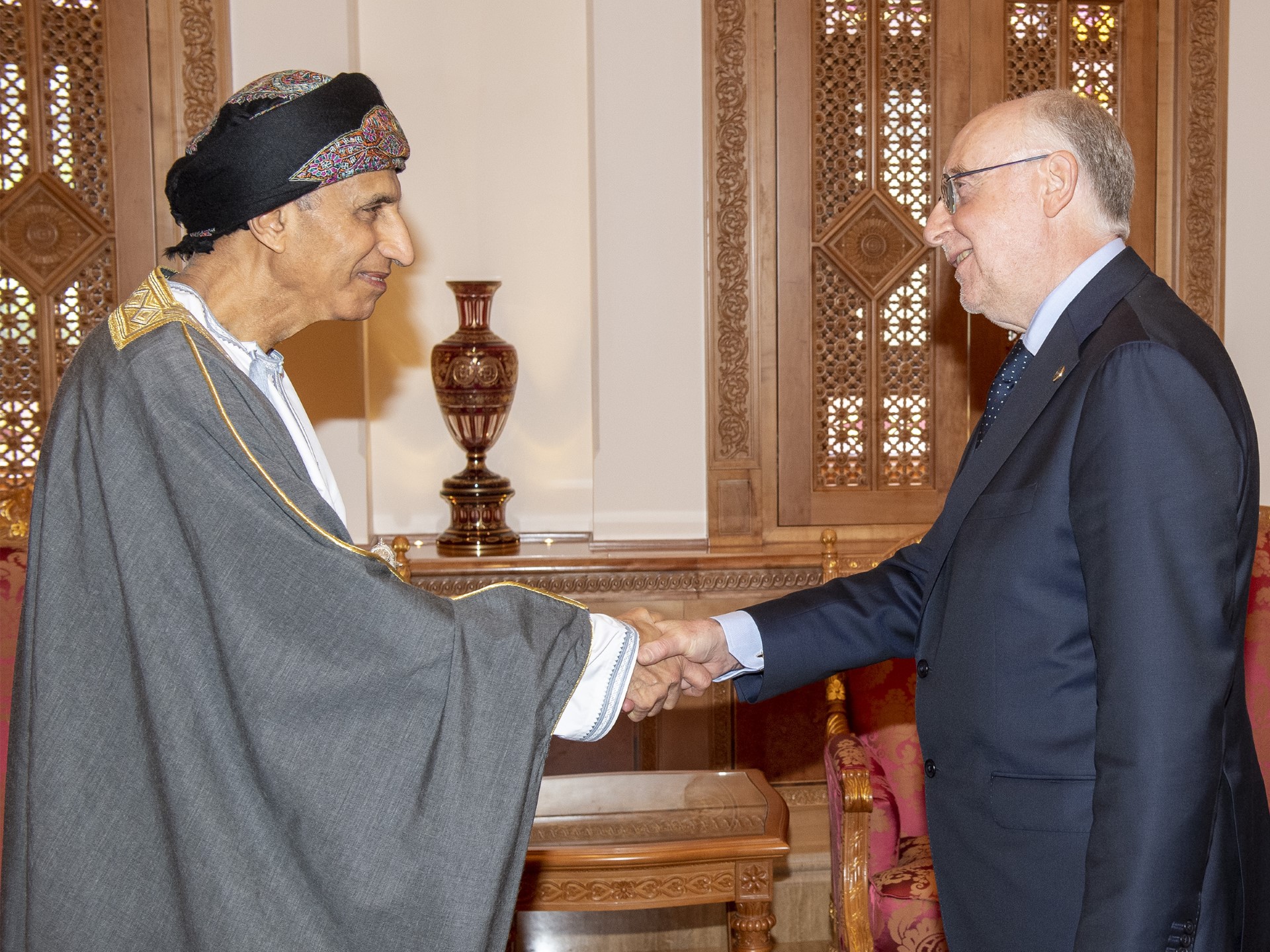 السيد فهد يستقبل رئيس &ldquo;الإيكاو&rdquo; الدولية