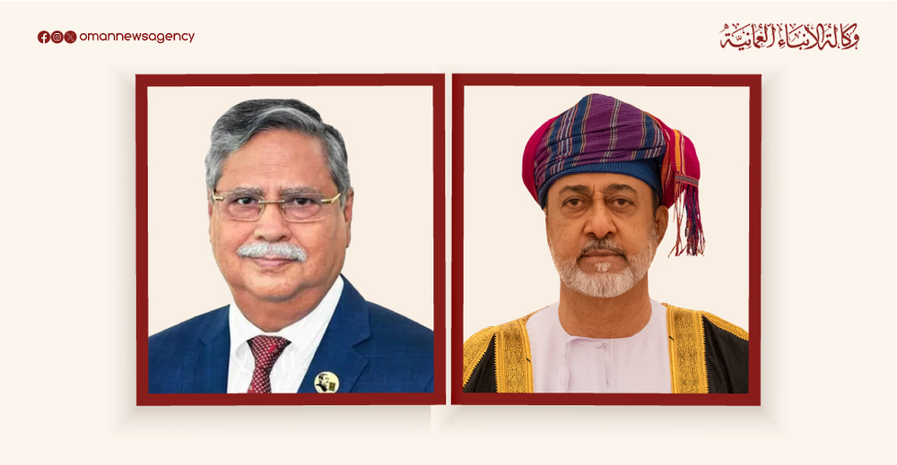 جلالة السُّلطان المعظّم يهنّئ رئيس بنجلاديش جلالة السُّلطان المعظّم يهنّئ رئيس بنجلاديش