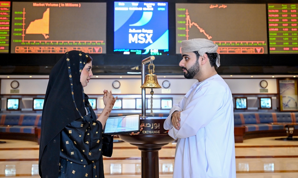 ارتفاع مؤشر بورصة مسقط بنسبة 0.42 %