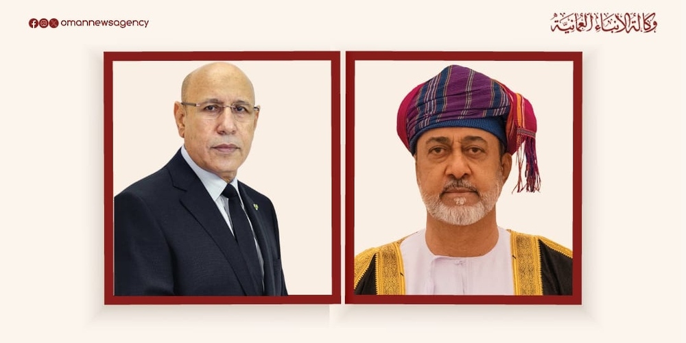 جلالة السُّلطان يبعثُ رسالةً خطيّةً إلى الرئيس الموريتاني