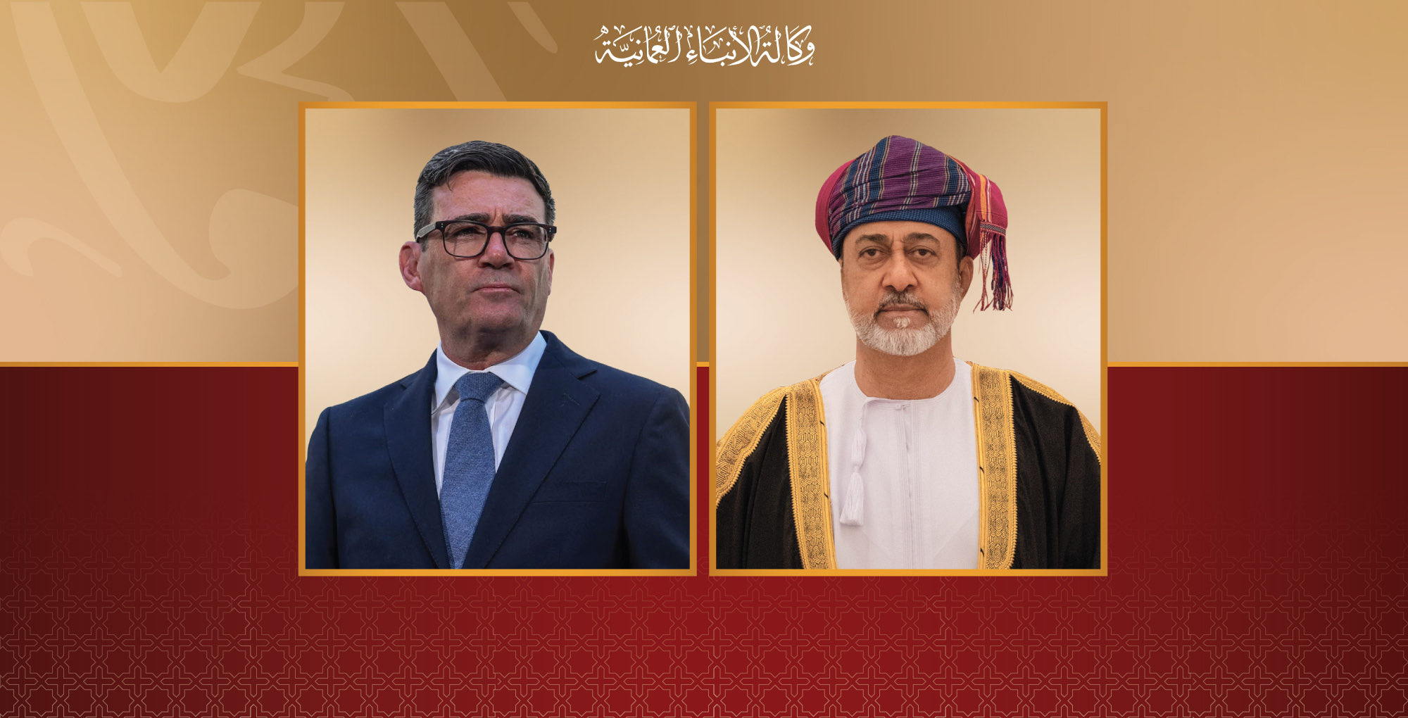جلالة السلطان يبحث مع رئيس وزراء المملكة المتحدة تطورات الأوضاع في المنطقة
