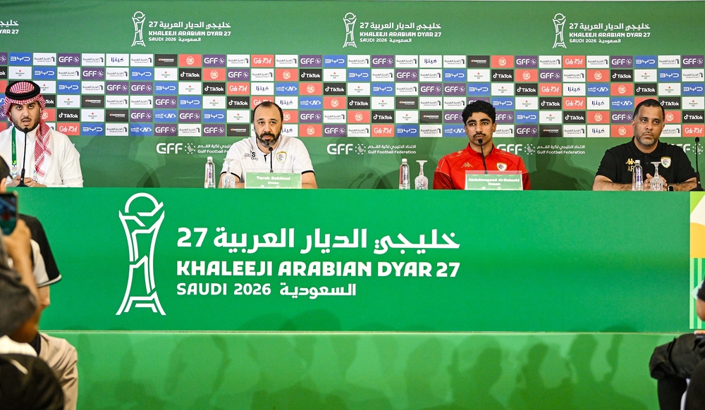 غدًا .. الأحمر العماني يواجه السعودية في خليجي 27 غدًا .. الأحمر العماني يواجه السعودية في خليجي 27