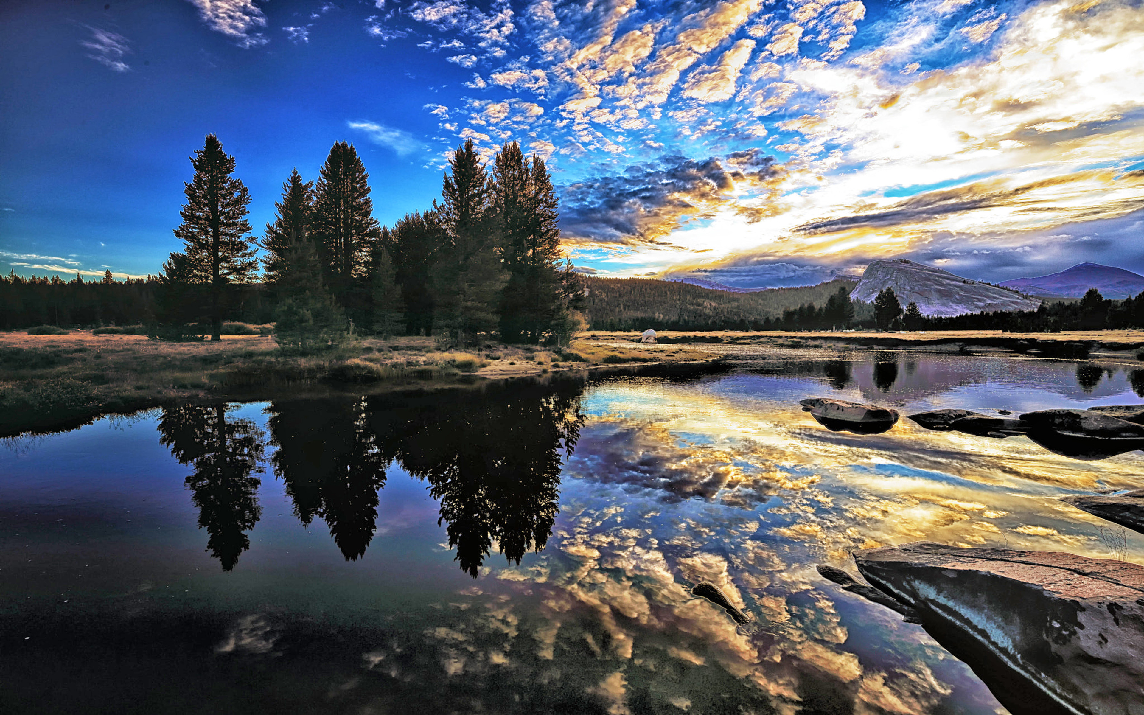 Los mejores fondos de paisajes 4k gratis para descargar. Fondo De Pantalla 4k Cielo Paisaje Natural Reflexion Naturaleza Agua 2405 Wallpaperuse
