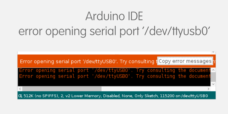 Arduino IDE - error opening serial port &lsquo;/dev/ttyusb0&rsquo; [SOLVED] - Warriornux