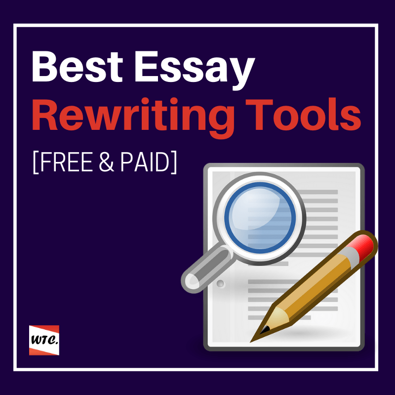 Unique and plagiarism free content. 5 Best Essay Rewriting Tools Of 2022 Free Paid