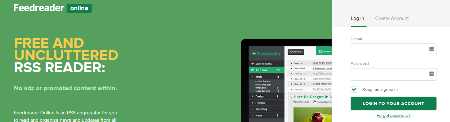 Top 5 free online rss readers · get updates from all your favorite websites in one app · most popular online rss reader: Top 10 Free Online Rss Readers Free Rss Readers Webfx