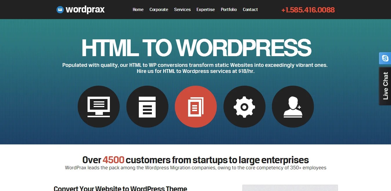 If you already have a static html site, . Convert HTML to WordPress Theme: Hire Top Conversion ...