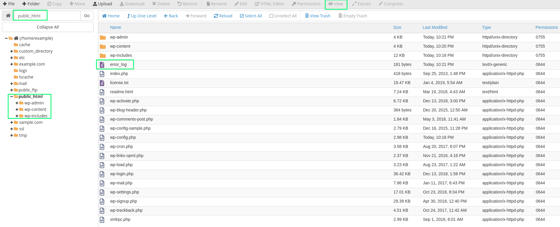 Del nostro database mysql settando il relativo option_value a a:0:{}. Wordpress Error 500 Debugging Using The Error Log File Error Log Location