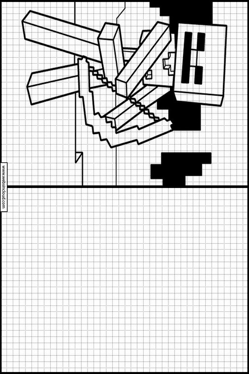 Leren Tekenen Minecraft 1