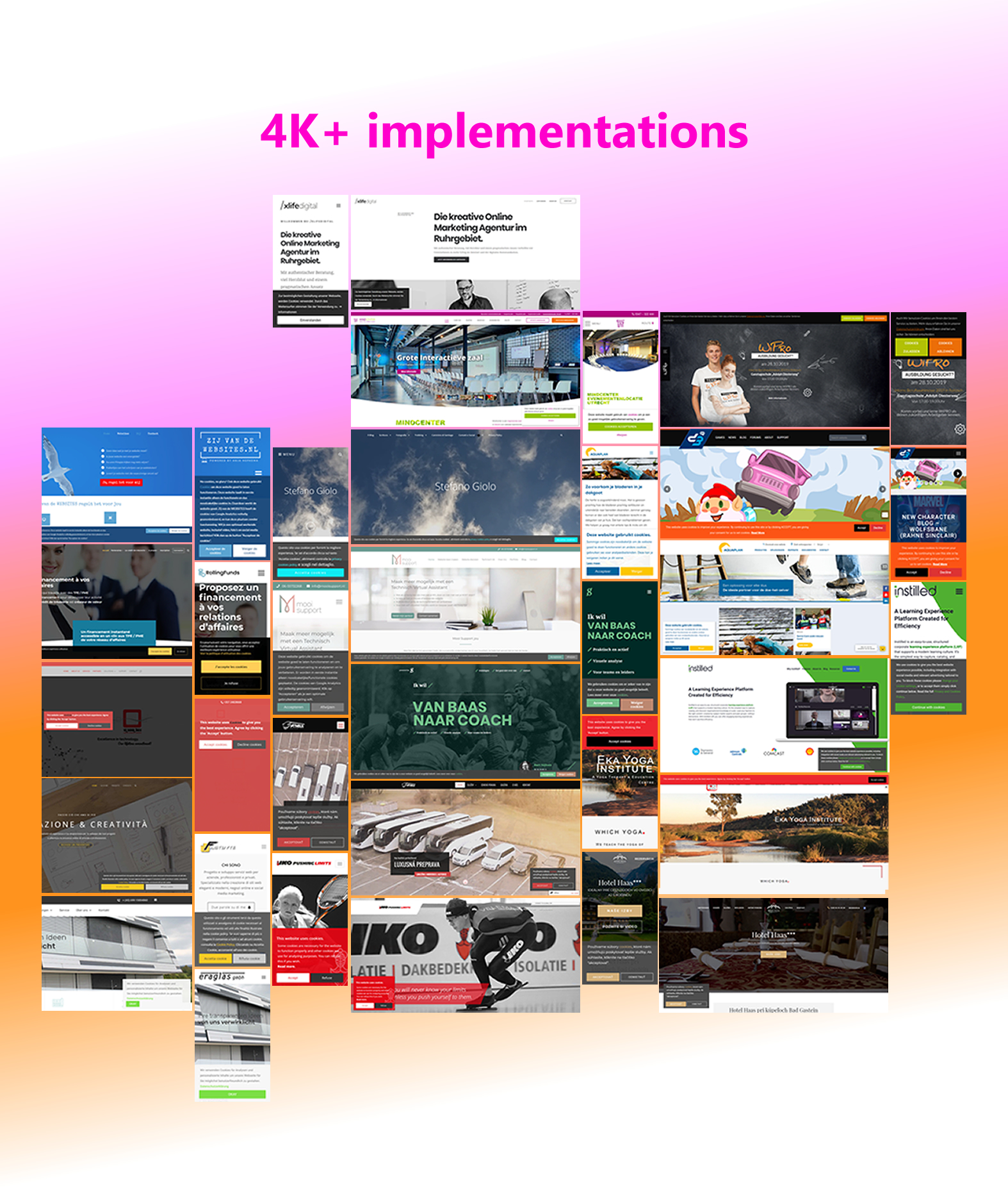 Cookie notice provides a simple, customizable website banner . GDPR / AVG / CCPA Cookie Compliance WordPress plugin - Since 2015